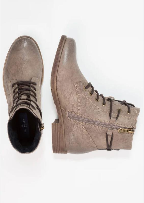 Women Tom Tailor Boots Brown Leather 38