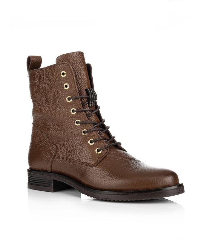 Damen 5th Avenue Stiefel Braun Leder 36