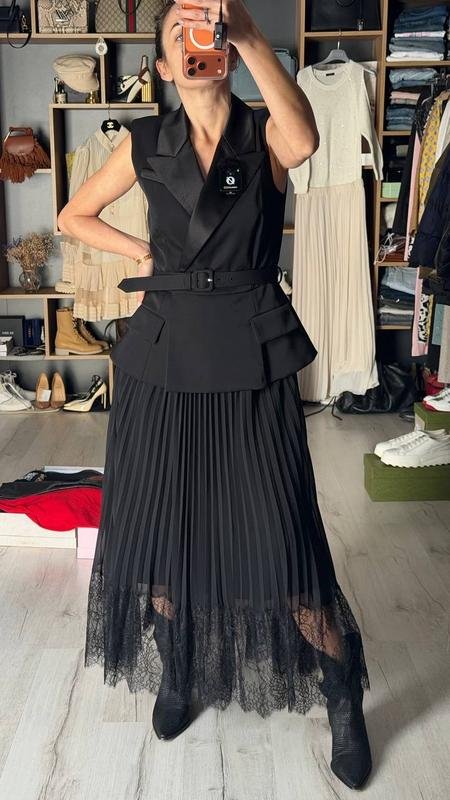 Women Self-Portrait Dress Black 36 / S / 44