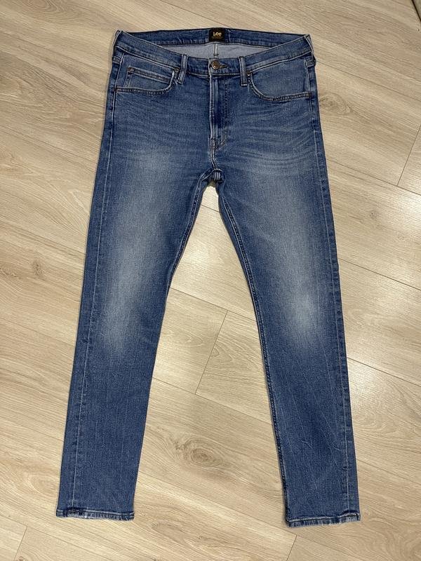 Herren Lee Jeans Marineblau Denim 32