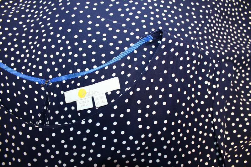 Donna Boden Abito Blu Navy Viscosa 48 / 4XL / 56