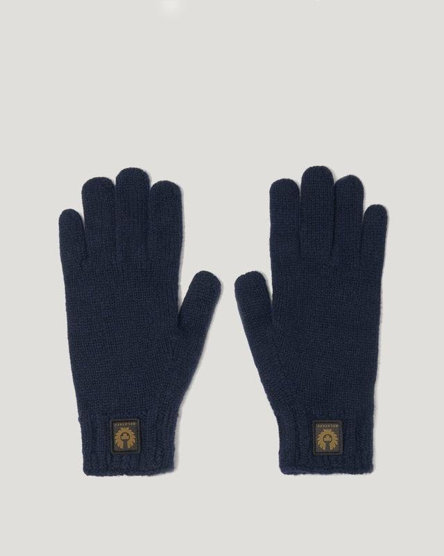 Men Belstaff Gloves Navy Wool One Size