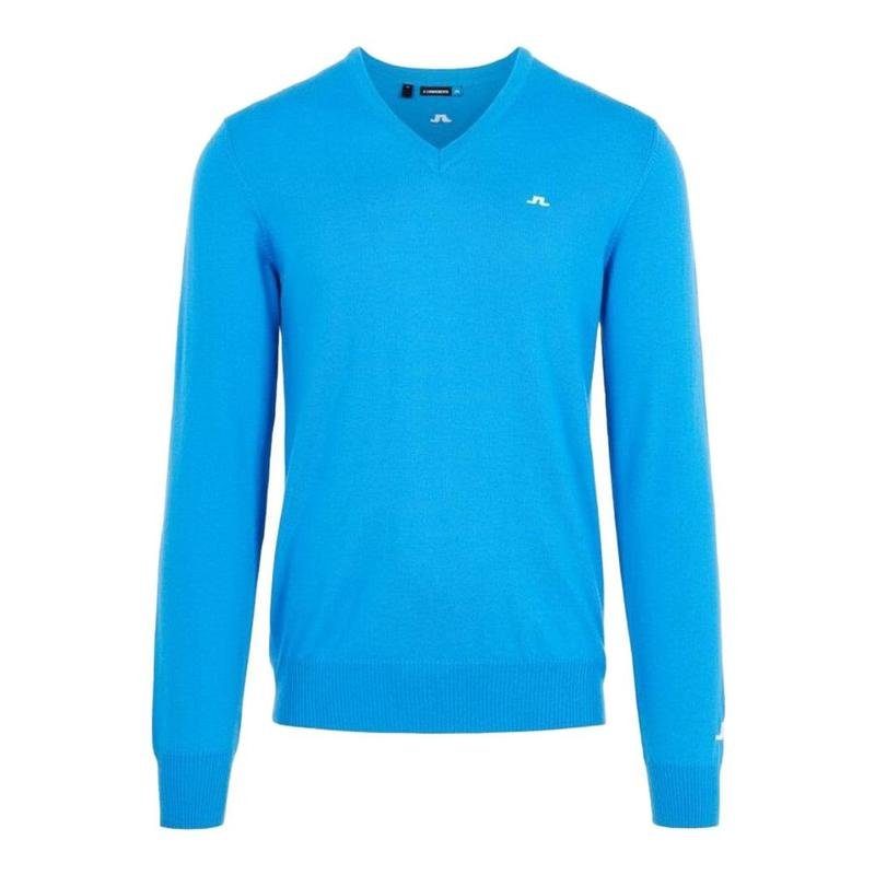 Men J.Lindeberg Sweater Blue Wool 38 / M / 46