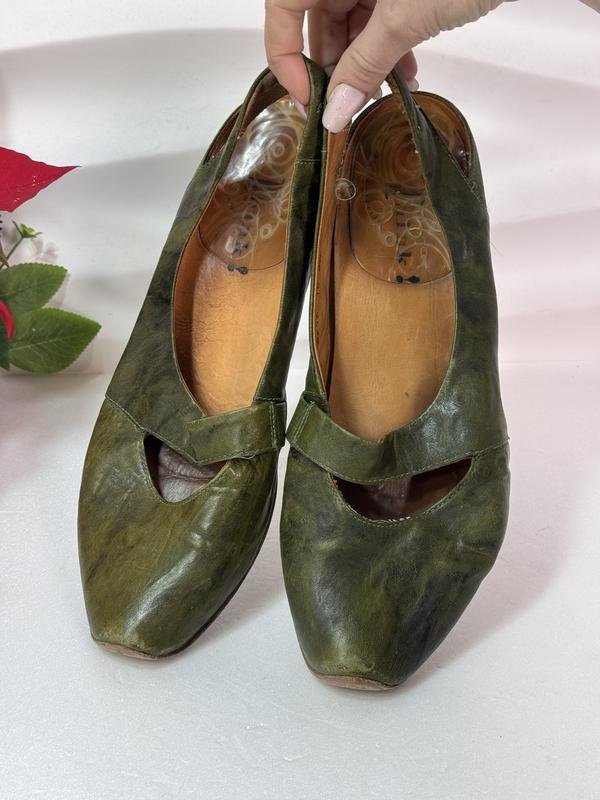 Donna Think! Tacchi Verde Pelle 42