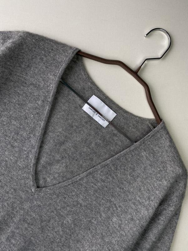 Femme Samsoe Samsoe Pull Gris Cachemire 38 / M /