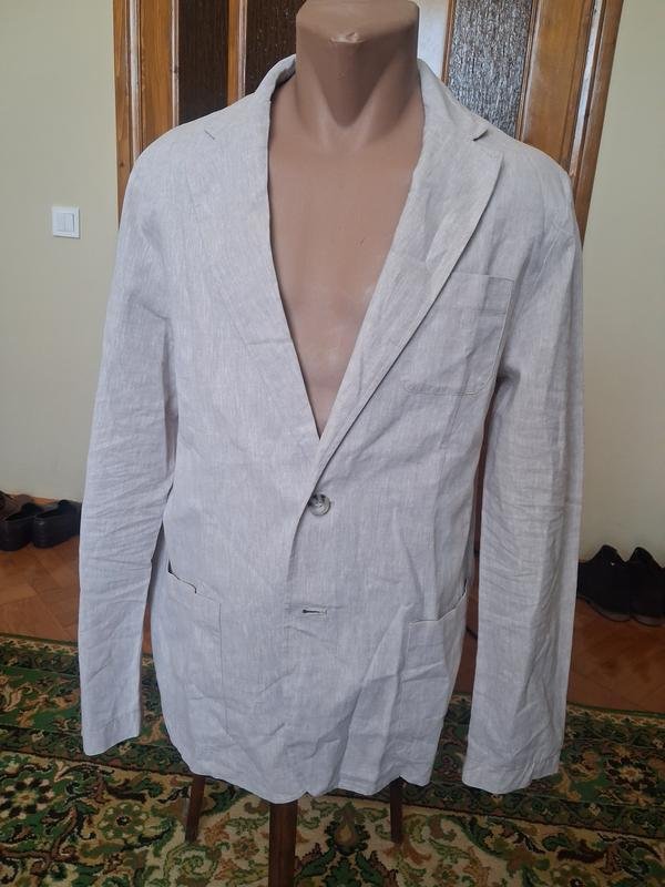 Uomo Intimissimi Blazer Beige Lino 38 / M / 46
