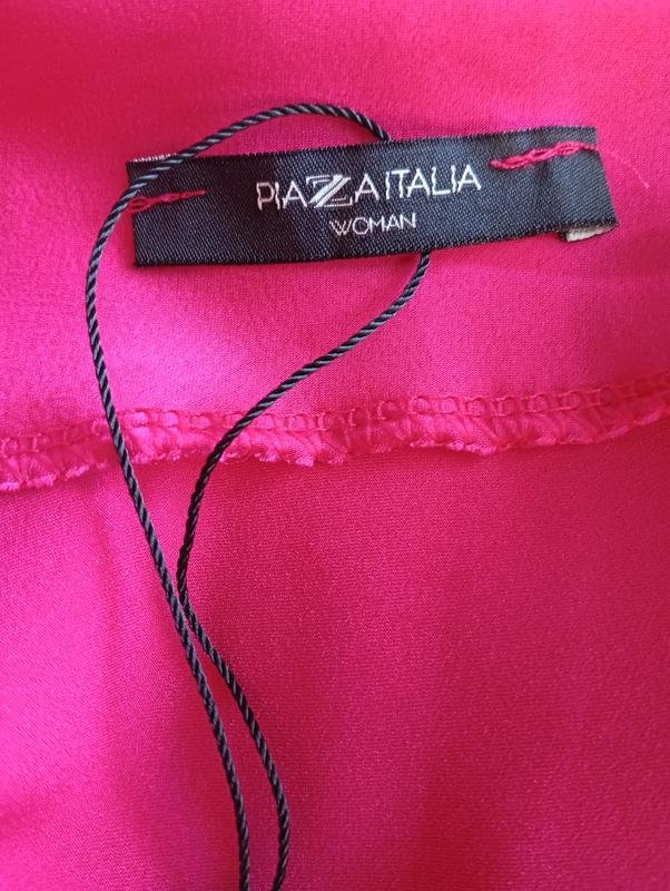 Женское Piazza Italia Платье Розовое Атлас 36