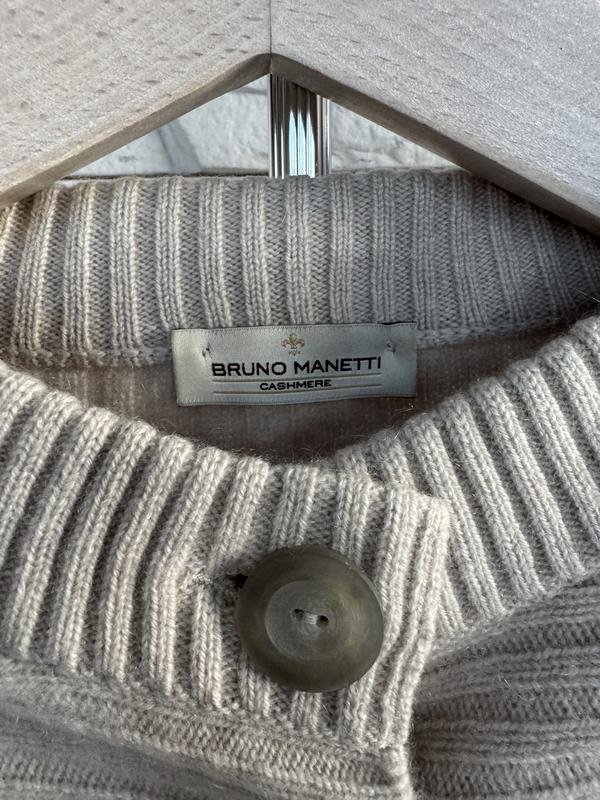 Damen Bruno Manetti Pullover Beige Kaschmir 36 / S