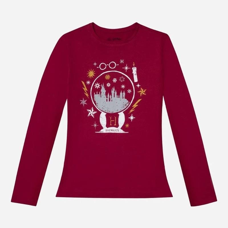 Donna Esmara Maglia da Pigiama Multicolore Cotone