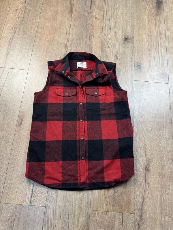 Damen Fjällräven Weste Schwarz Wolle 36 / S / 44