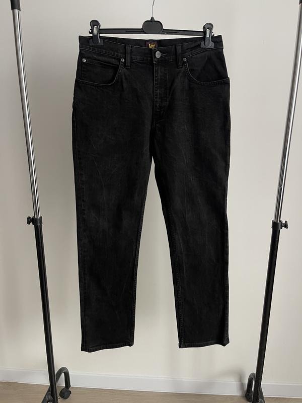 Herren Lee Jeans Schwarz Denim 32