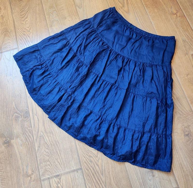 Donna Boden Gonna Blu Navy Sete XL