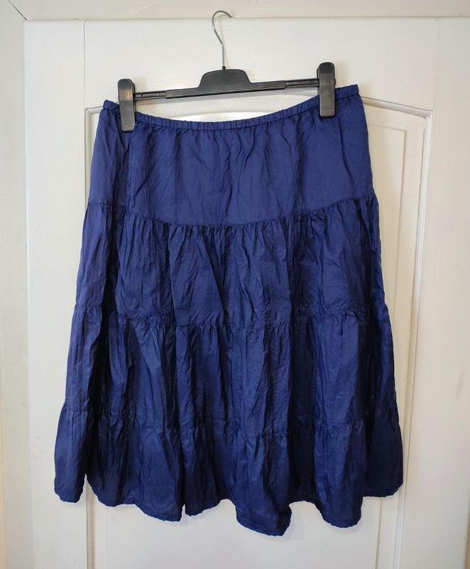 Donna Boden Gonna Blu Navy Sete XL