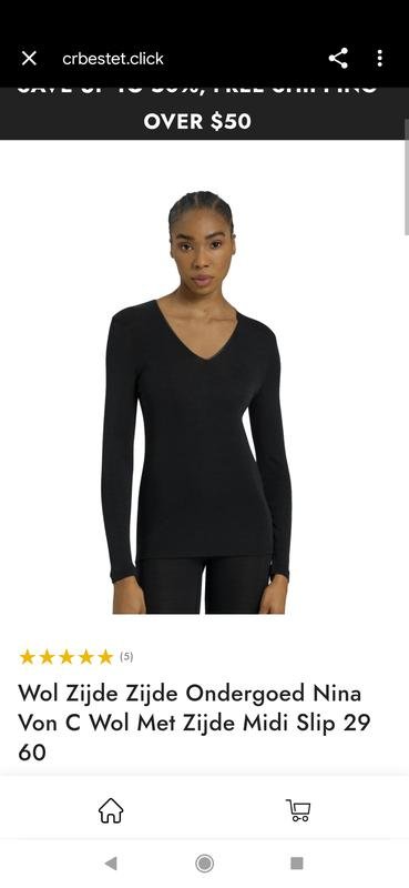 Damen Nina von C Thermo Schwarz Wolle 34 / XS / 42