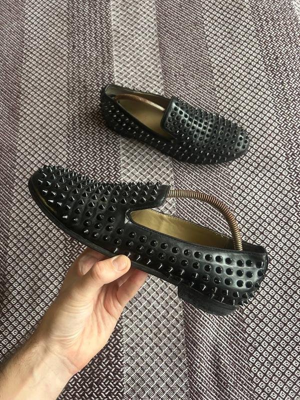 Мужской Christian Louboutin Туфли Чёрный 42