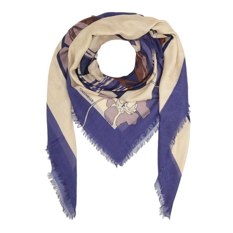 Damen Coccinelle Schal Marineblau Viskose