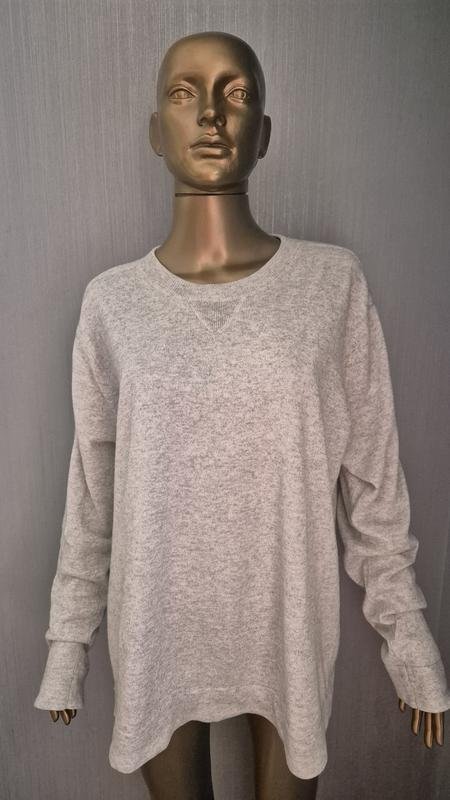 Damen Rene Lezard Pullover Grau 40 / L / 48