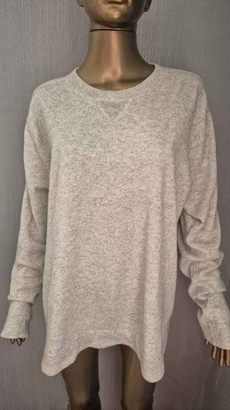 Damen Rene Lezard Pullover Grau 40 / L / 48