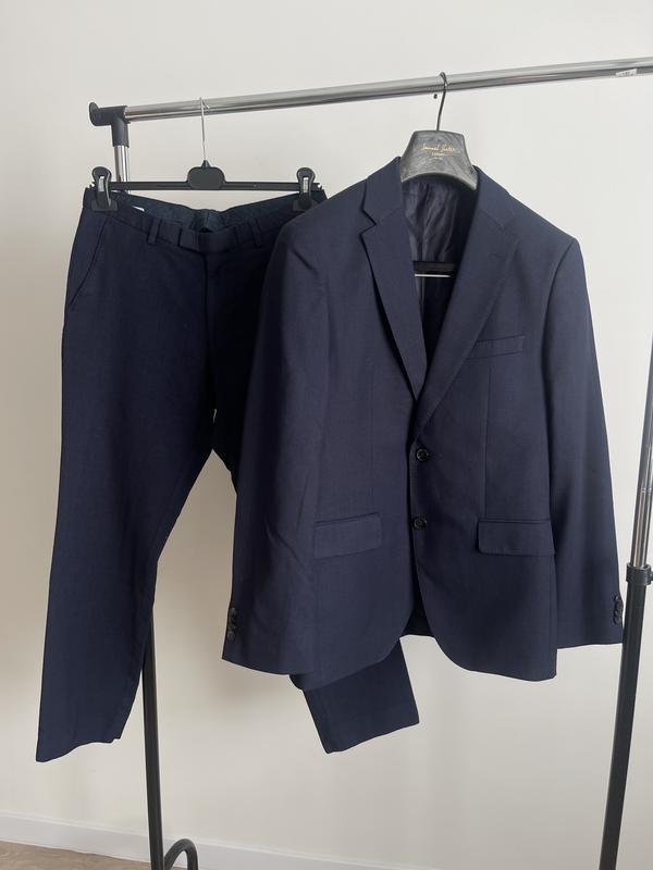 Men Hugo Boss Suit Navy 38R