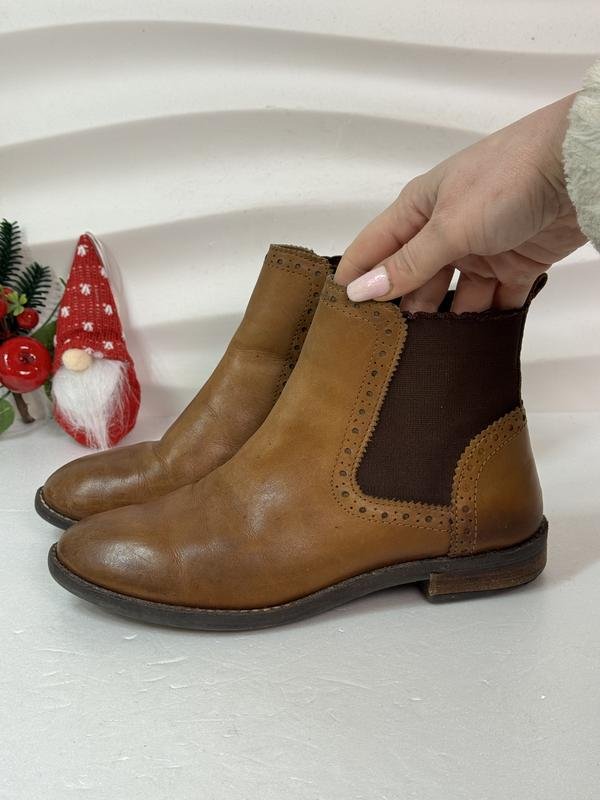 Женские Dune Челси Коричневый Кожа 37