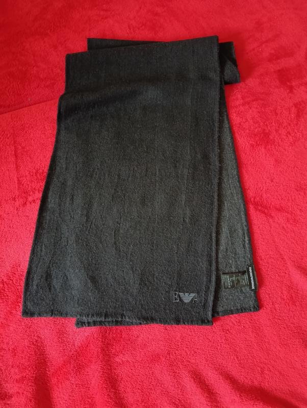 Unisex Armani Exchange Schal Grau Wolle