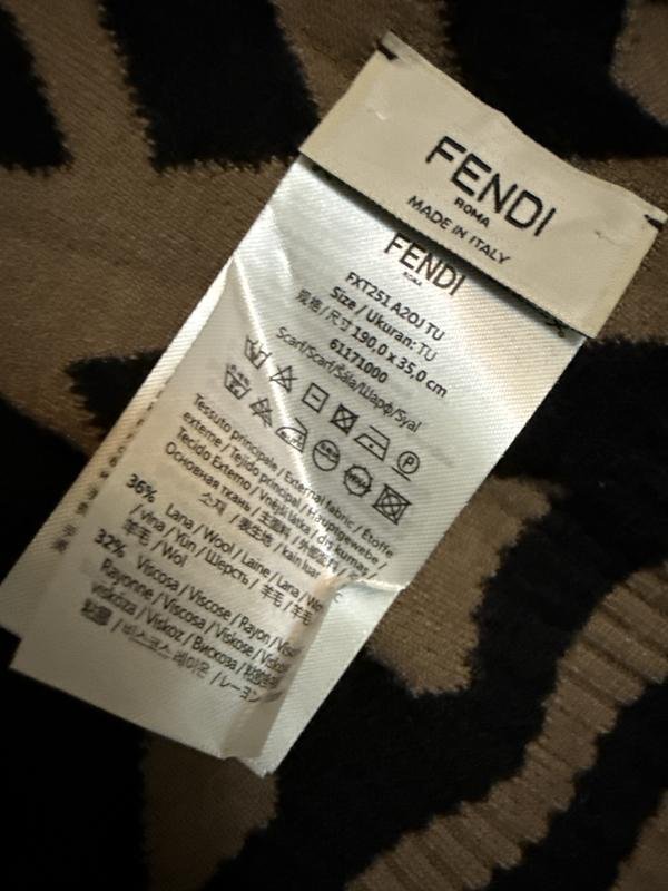 Écharpe Fendi Marron