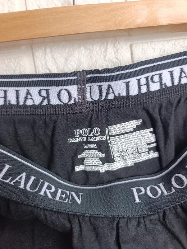Men Polo Ralph Lauren Boxers Black Cotton 40 /L /