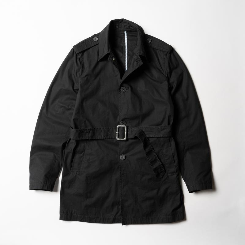 Homme J.Lindeberg Trench Coat Bleu Marine Coton 38