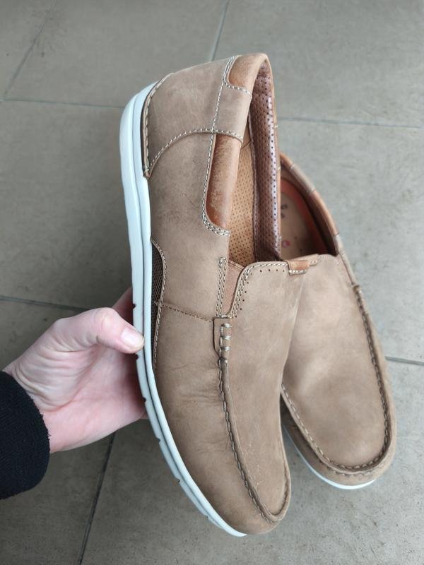 Herren Clarks Slipper Braun Nubuk 45.5