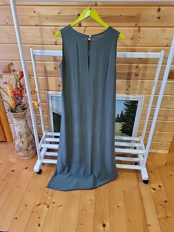 Damen Barena Venezia Kleid Khaki Seide 38