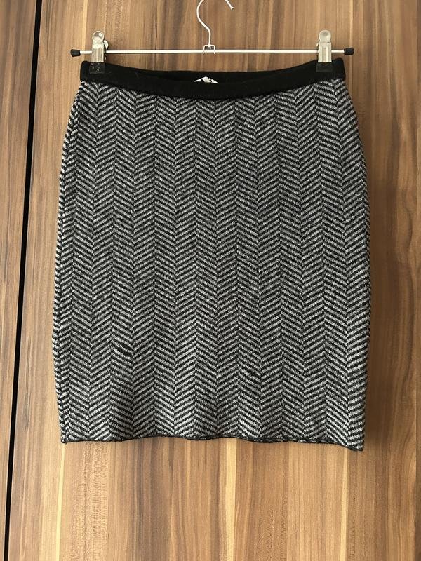 Women Christian Dior Skirt Black Wool 38 / M / 46