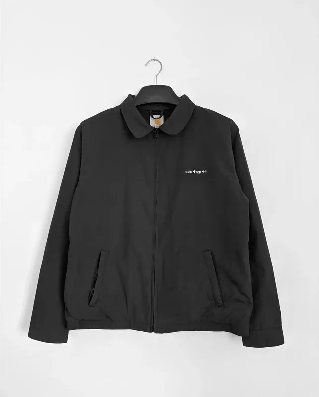 Мужской Carhartt Куртка Чёрный Нейлон 36 / S / 44