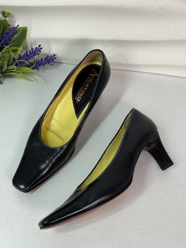 Femme Accatino Talons Noir Cuir 38