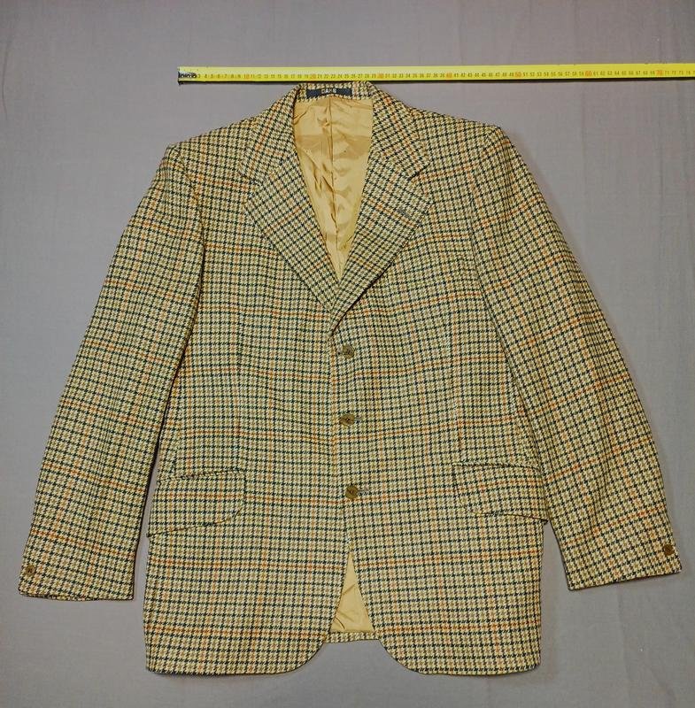 Uomo DAKS Blazer Grigio Lana 38 / M / 46