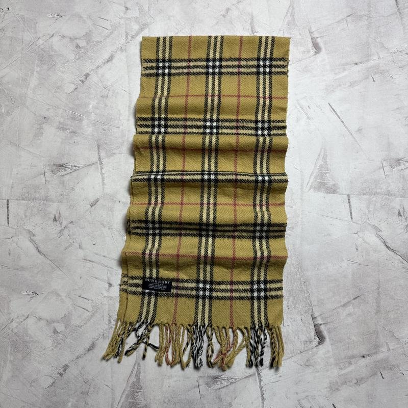 Шарф Burberry Разноцветный Кашемир