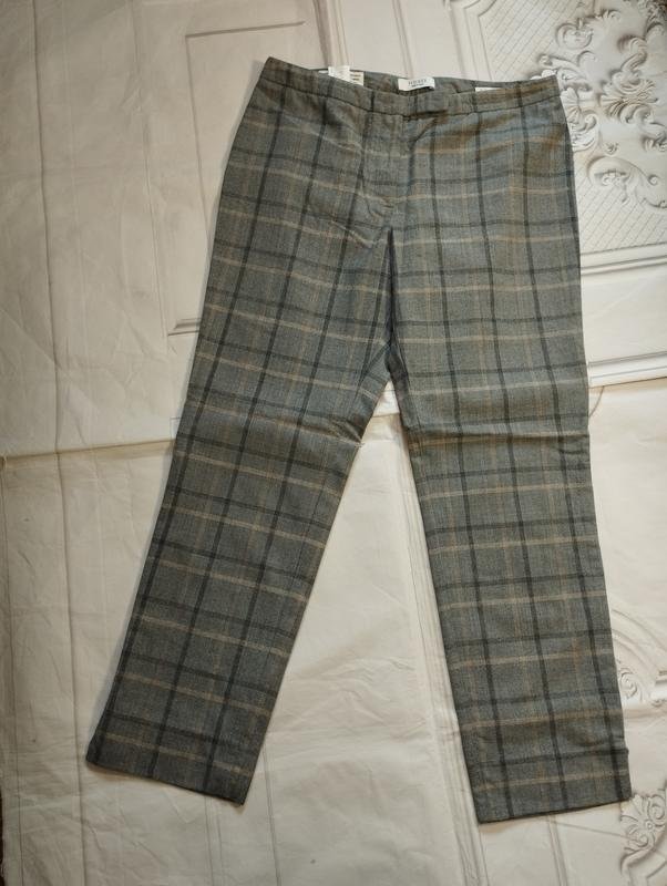 Женские Peserico Брюки Серый Шерсть 38 / M / 46