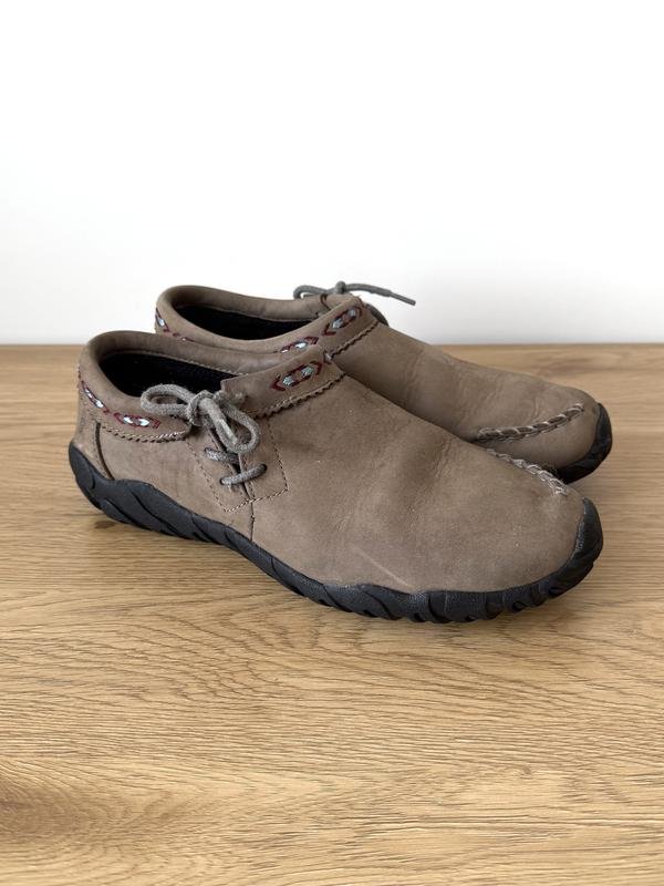 Femme Teva Mocassins Beige Cuir 39