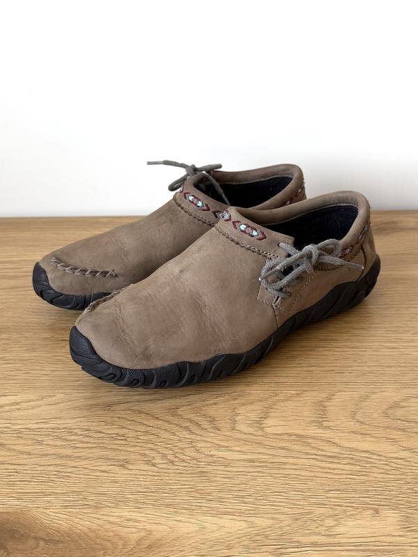 Femme Teva Mocassins Beige Cuir 39