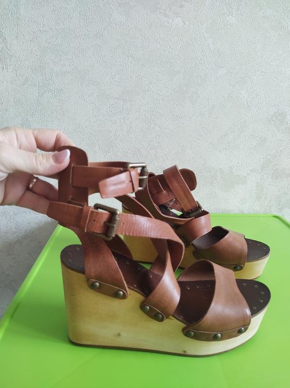 Women Ash Heels Brown Leather 39