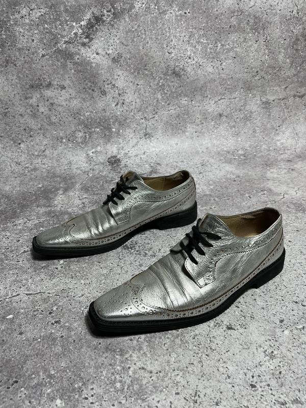 Damen Comme des Garcons Absätze Silber Leder 36