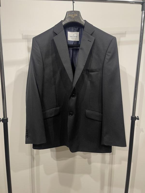 Мужской Daniel Hechter Пиджак Чёрный Шерсть L