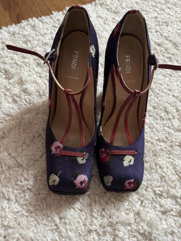 Women Furla Heels Red 40