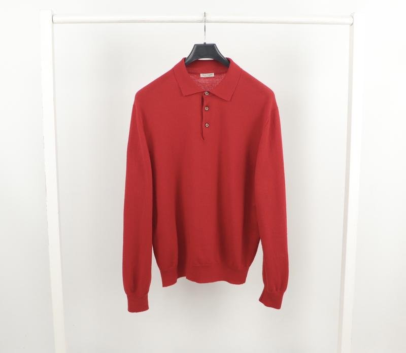 Homme Gran Sasso Pull Rouge Laine 42 / XL / 50