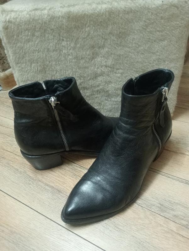 Femme Halmanera Bottines Noir Cuir 36.5