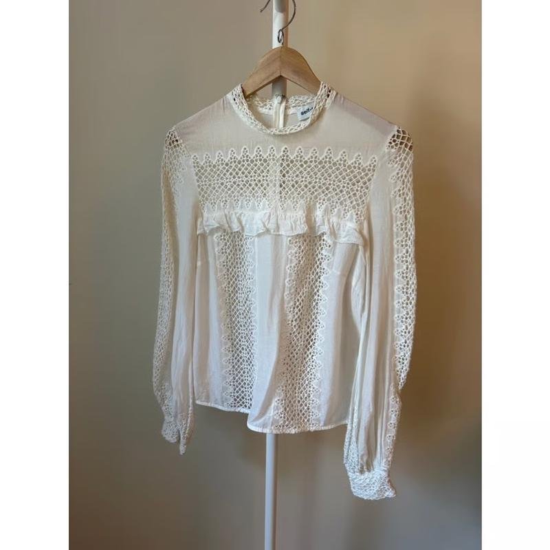 Women Self-Portrait Shirt White 36 / S / 44