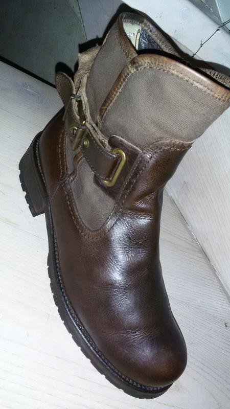 Women Boots Brown Leather 38