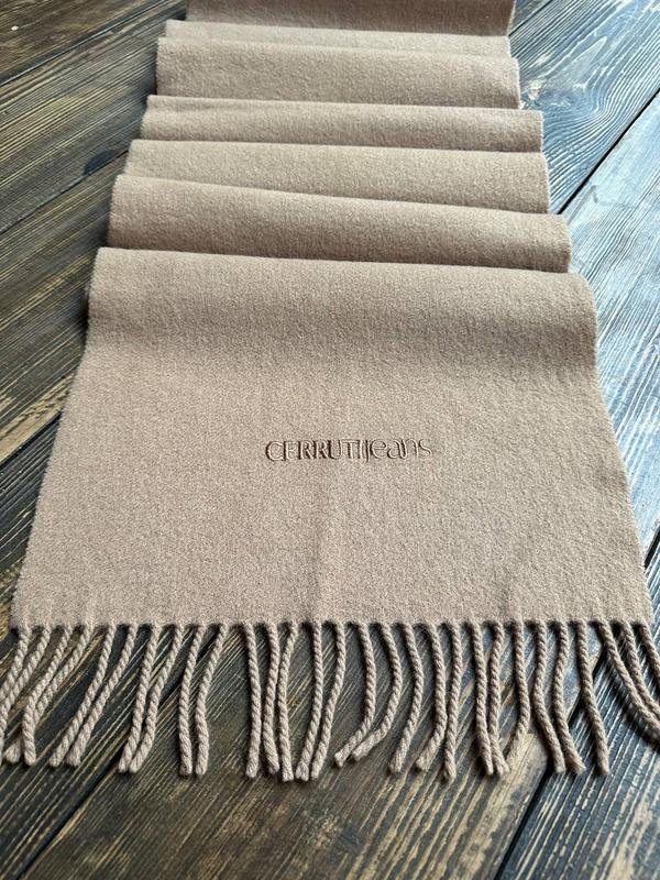 Cerruti Scarf Beige Wool