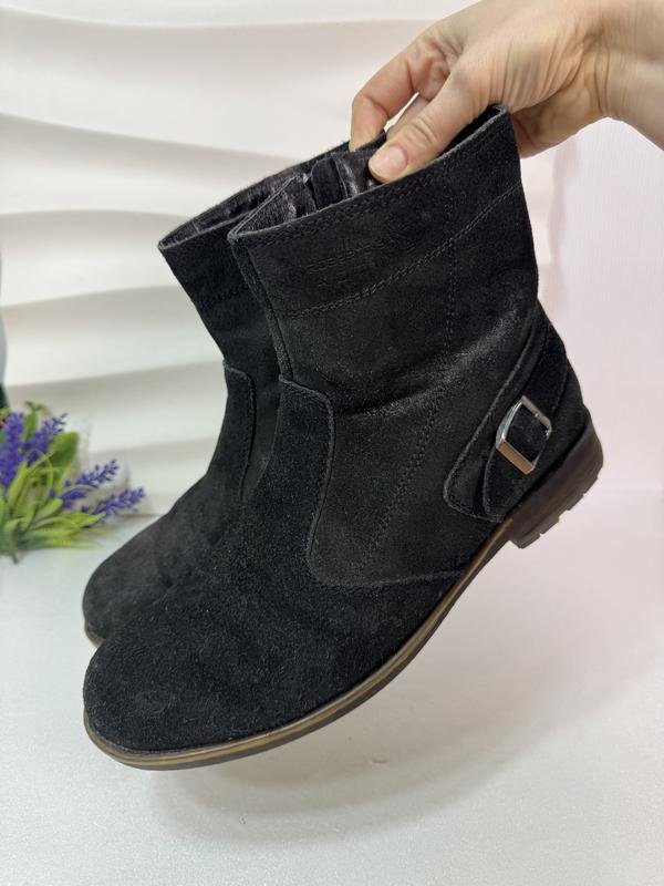 Uomo Roberto Santi Stivali Nero Suede 41