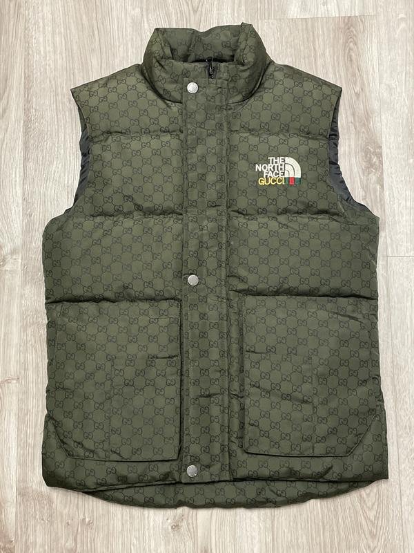Homme The North Face Gilet Kaki 36 / S / 44