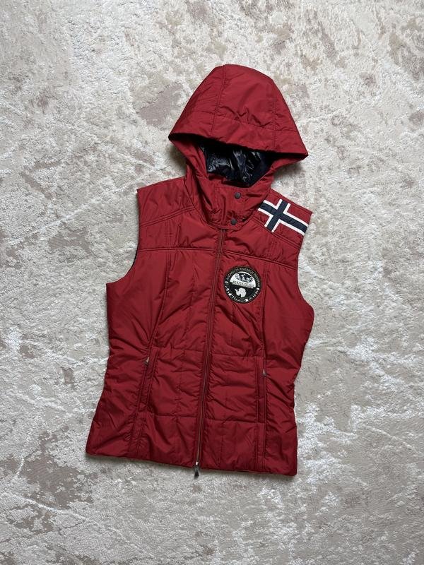 Women Napapijri Vest Red 38 / M / 46